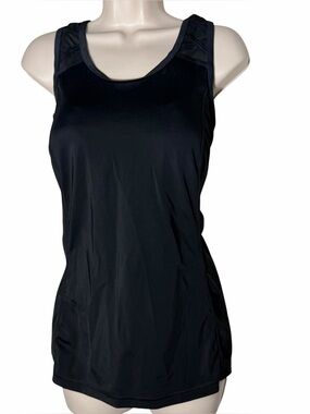 SWIM by Cacique Black Active Tankini  Tank Top Women’s 36DD
